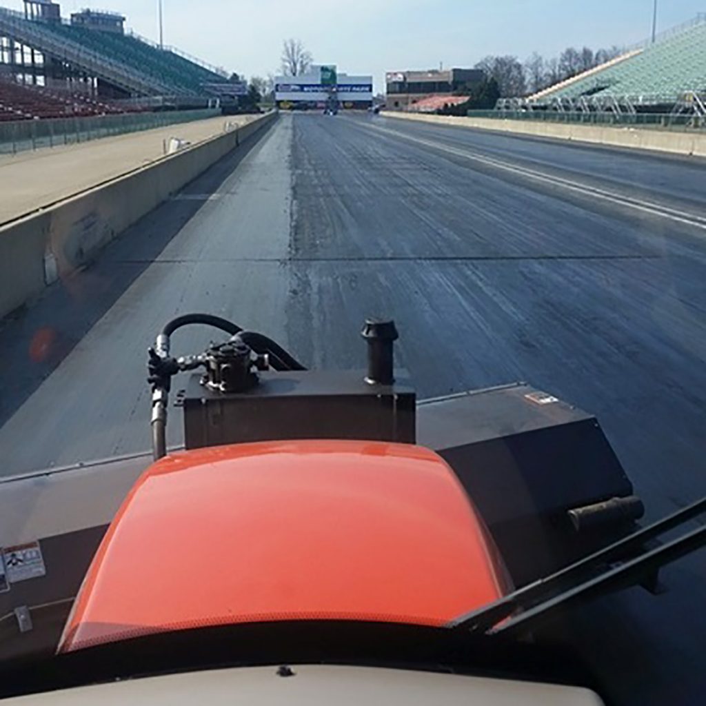 drag racing track prep