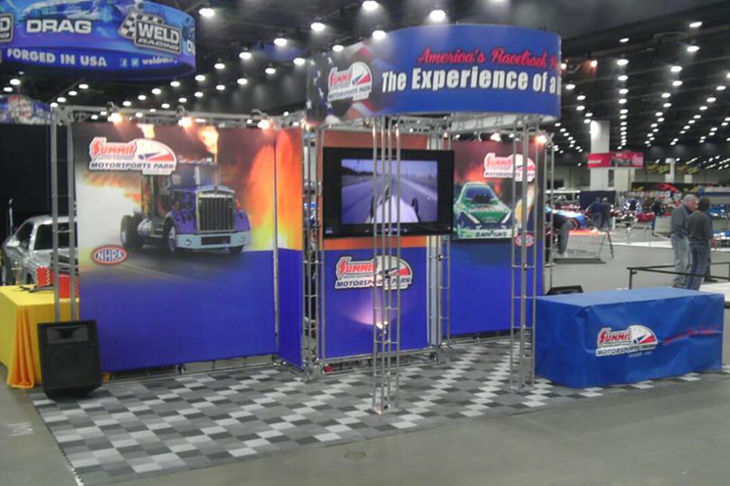 racing trade show booth design
