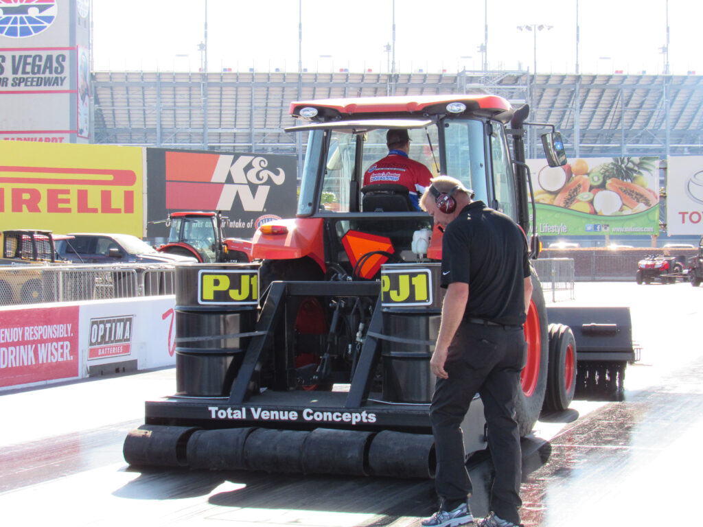 drag racing track prep tech
